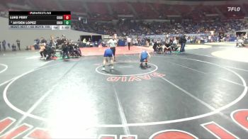 4A Boys 165 lbs Champ. Round 1 - Jayden Lopez, Crook County Boys vs Luke Fery, Cottage Grove Boys