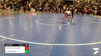 165 lbs Quarterfinal - Bryan Van Houten Bagby, Sedgwick County vs Kale Taubenheim, Amherst Wrestling Club