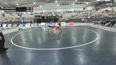 215 lbs Semis & 1st Wb (8 Team) - Elijah Whitby, Millington Central High School vs Jesse Arnold, Pigeon Forge High School