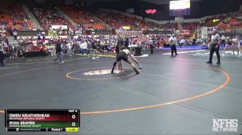 3-2-1A 144 Quarterfinal - Owen Weatherhead, Belleville-Republic County vs Ryan Sramek, Atwood-Rawlins County