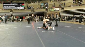 133 Championship Bracket Cons. Round 3 - Gunnar Deffenbaugh, Brandon Valley vs Collin Meuwissen, Waconia