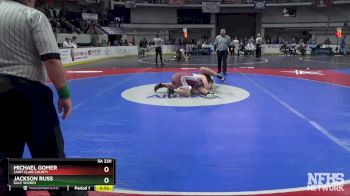 5A 220 lbs Cons. Round 1 - Michael Gomer, Saint Clair County vs Jackson Russ, Gulf Shores