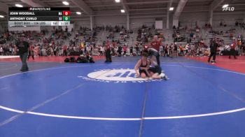 106 lbs Semifinal - John Woodall, MA vs Anthony Curlo, NJ