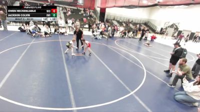 50-51 lbs Round 1 - Owen Heckenliable, West Valley City vs Jackson Colvin, Roy Wrestling Club