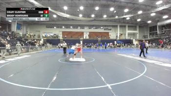 174 lbs Cons. Round 4 - Colby Cloutier, Merchant Marine vs Brody Kontouris, RIT