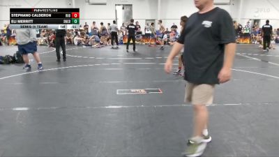 106 lbs Semis (4 Team) - Stephano Calderon, Reverence United Blue vs Eli Merritt, Storm Wrestling Center B