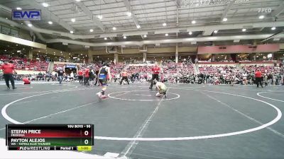 95 lbs Champ. Round 2 - Stefan Price, Fredonia vs Payton Alejos, WR - Topeka Blue Thunder