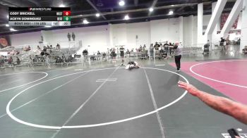 116 lbs Consi Of 4 - Cody Brickell, Westside WC vs Aceyn Dominguez, Desert Dogs WC