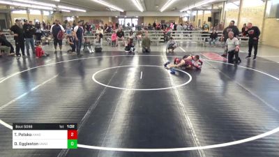I 110 lbs Final - Thomas Potsko, Hanover Township vs Donavin Eggleston, Unadilla