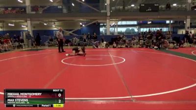 110 lbs Round 2 (16 Team) - Max Stevens, Indiana Outlaws vs Mikhail Montgomery, Spatola Wrestling