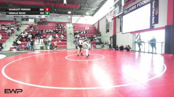 190 lbs Cons. Semi - Scarlett Perkins, Bentonville West High School vs Giselle Velez, PATHWAYS