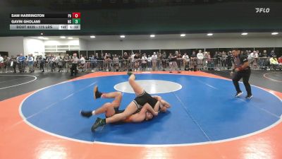 175 lbs Round Of 64 - Sam Harrington, PA vs Gavin Gholami, NC