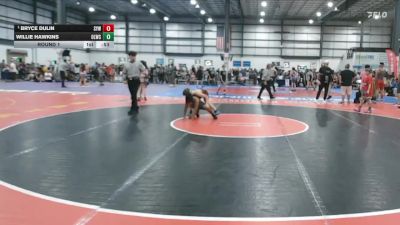 90 lbs Round 1 - Bryce Dulin, Smithfield Youth Wrestling vs Willie Hawkins, Ocean Lakes Wrestling Club