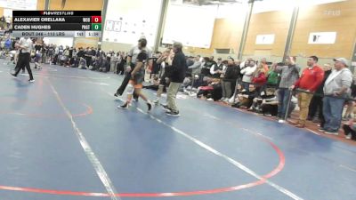 113 lbs Quarterfinal - Alexavier Orellana, Woburn vs Caden Hughes, Ponaganset