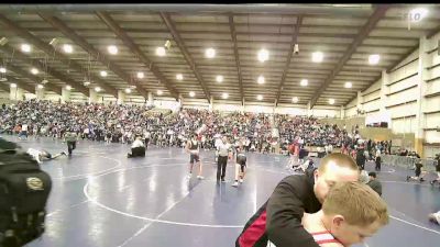 150 lbs Quarterfinal - Wyatt Hanssen, Wasatch Wrestling Club vs Chaz Barker, Fremont Wrestling Club