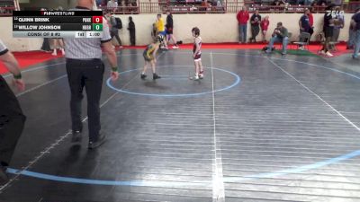 45_G lbs Consi Of 8 #2 - Quinn Brink, Punxsutawney vs Willow Johnson, Hughesville
