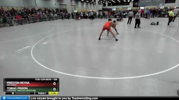 138 lbs Champ. Round 2 - Tobias Pinson, Longmont Grizzlies Wrestling vs Preston Reyna, Oklahoma