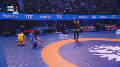 92 kg 1/8 Final - Azamat Dauletbekov, Kazakhstan vs Dauren Kurugliev, Greece