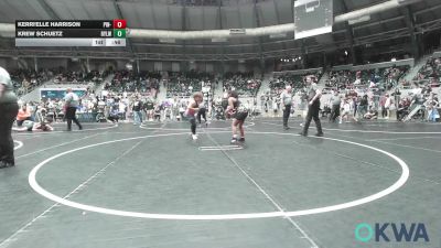 110 lbs Round Of 16 - Kerri'Elle Harrison, Pin-King All Stars vs Krew Schuetz, Roland Youth League Wrestling