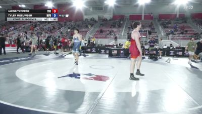 215 lbs Cons. Sub-semis - Jacob Tyderek, Tiger Wrestling Club vs Tyler Meeuwsen, Michigan Premier