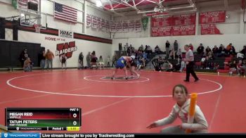 155 A 7th Place Match - Megan Reid, Wapello vs Tatum Peters, Fort Madison