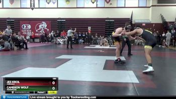 195 lbs 3rd Place Match - Cameron Wolf, Fennimore vs Jes Krcil, Carlisle