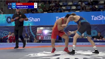 72 kg Repechage - Xin Chen, China vs Ruben Straakeved, Sweden