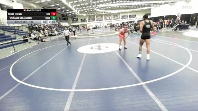 197 lbs Cons. Round 3 - Nick Rose, Cortland vs Isaiah Manning, Greensboro