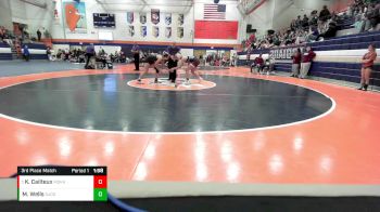 130 lbs 3rd Place Match - Kira Cailteux, Minooka vs Maddie Wells, St. Joseph (S.J.-Ogden)