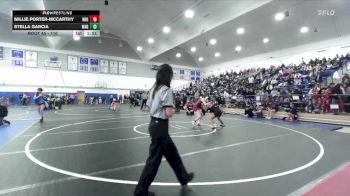 110 lbs Champ. Round 1 - Millie Porter-McCarthy, Northgate vs Stella Garcia, Warren