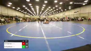 88 lbs Rr Rnd 7 - Braylon Freeman, Oklahoma Boys vs Rex Ryshford, Best Trained USA 12U