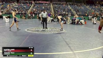 3A 126 lbs Champ. Round 1 - Austin Laws, Fred T. Foard vs Takota Tala, Parkwood