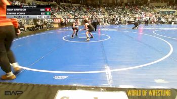 110 lbs Round Of 32 - Olan Garrison, Coweta Tiger Wrestling vs Ezekiel Bonar, Nebraska Boyz