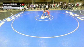 138 lbs Champ. Round 1 - Brody Hinkle, Unattached vs Marcus Beach-Larrieu, Homewood Flossmoor