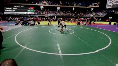 5A 152 lbs Semifinal - Cydney Davis, El Paso Bel Air vs Tatum Luley, Prosper Walnut Grove