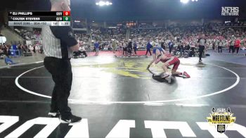 B5A-150 lbs Cons. Round 1 - Colten Stevens, Guthrie vs Eli Phillips, Grove