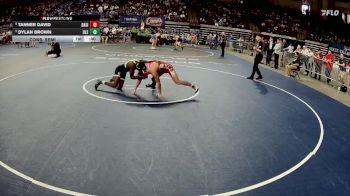 D 3 150 lbs Cons. Semi - Tanner David, Basile vs Dylan Brown, De La Salle