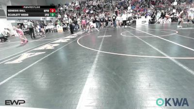 102 lbs Rr Rnd 2 - Addison Price, HURRICANE WRESTLING ACADEMY vs Natalie LeGrand, Sperry Wrestling Club