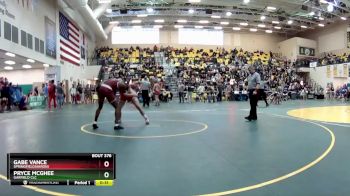 157 lbs Cons. Round 3 - Gabe Vance, SPRINGFIELD(Akron) vs Pryce McGhee, GARFIELD CLC