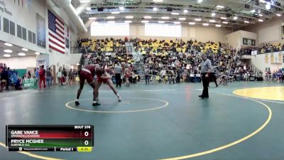 157 lbs Cons. Round 3 - Gabe Vance, SPRINGFIELD(Akron) vs Pryce McGhee, GARFIELD CLC