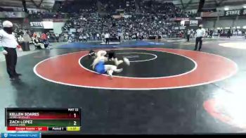 2A 132 lbs Semifinal - Kellen Soares, Sedro-Woolley vs Zach Lopez, Shadle Park