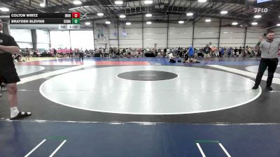 126 lbs Rr Rnd 1 - Colton Wirtz, Iron Faith Black - HSB vs Brayden Blevins, CKWA - HSB