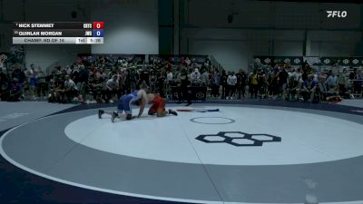 97 kg Champ. Rd Of 16 - Nick Stemmet, California Regional Training Center (CA RTC) vs Quinlan Morgan, Jackrabbit Wrestling Club