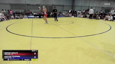 115 lbs Quarterfinals (8 Team) - Kaylyn Harrill, Nebraska vs Isabella Mingledorff, Georgia Red