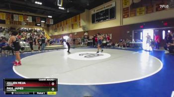 126 lbs Cons. Round 2 - Jullien Mejia, Liberty vs Paul Jaimes, Chaparral