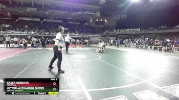 126 lbs Semifinal - Casey Roberts, Vacaville vs Victor-Alexander Gutierrez, Central Catholic