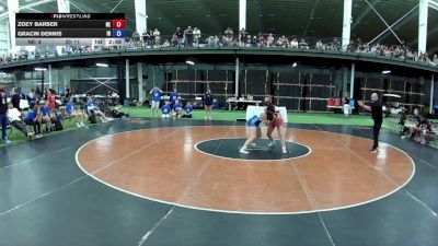 155 lbs Zoey Barber, Nebraska vs Gracin Dennis, Idaho