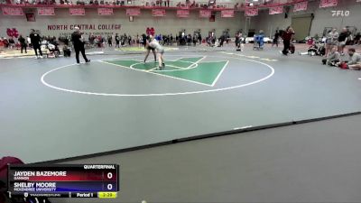 124 A Quarterfinal - Shelby Moore, McKendree University vs Jayden Bazemore, Gannon