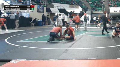 7A 106 lbs 1st Place Match - Titus Slaughter, Oak Mountain vs William Hodgin, Hewitt-Trussville