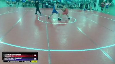 119 lbs Semis & 1st Wrestleback (8 Team) - Ashton Gonzales, Texas Gold vs Rocco Iallonardo, Minnesota Blue